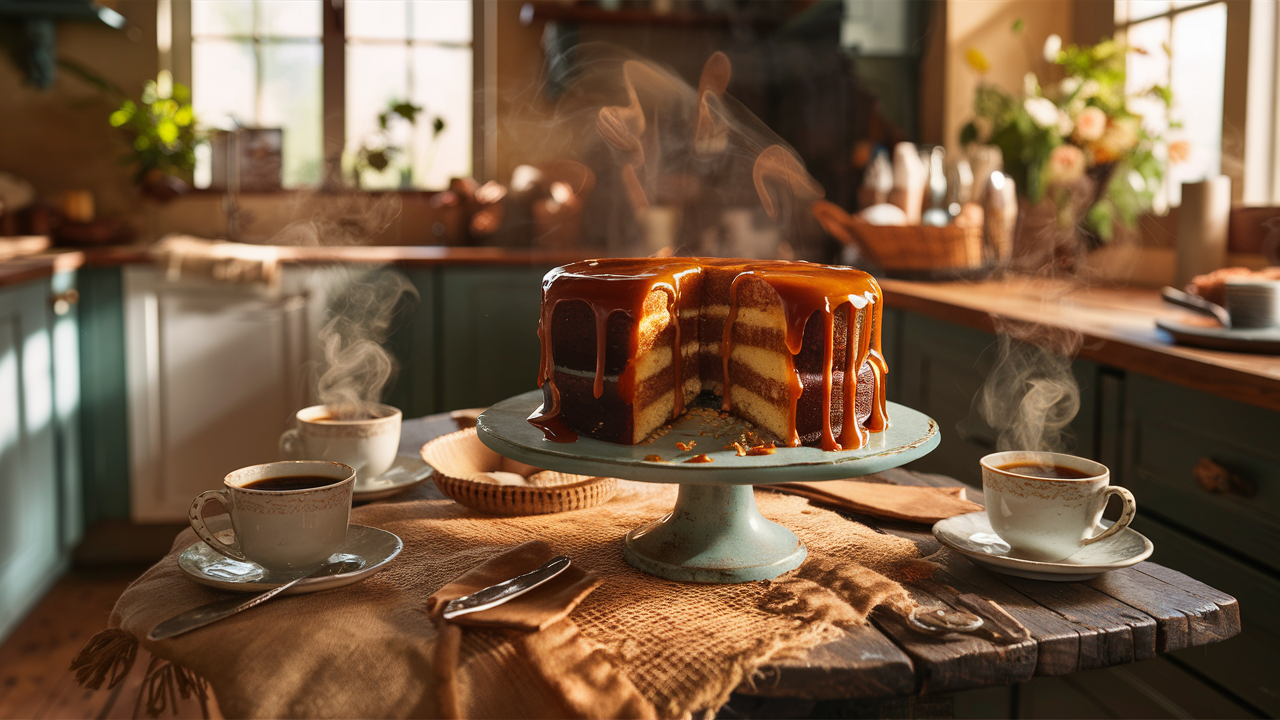 Salted Caramel Kentucky Butter Cake