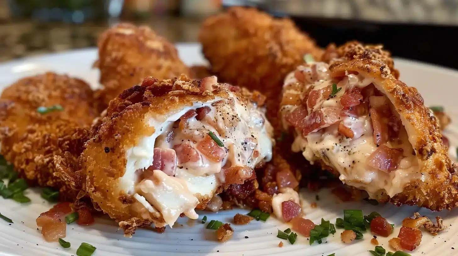 cream cheese and bacon stuffed doritos chicken