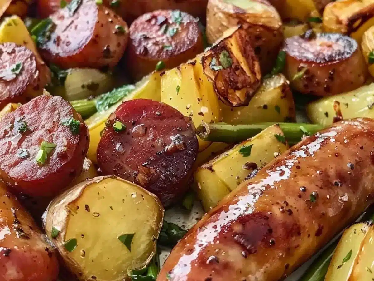 Sheet Pan Kielbasa Dinner: Easy, yummy, and Quick!