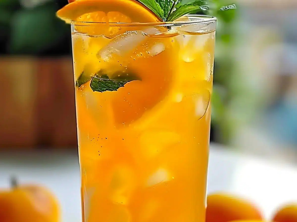 Make Refreshing Apricot Lemonade Iced Tea for Summer Bliss!