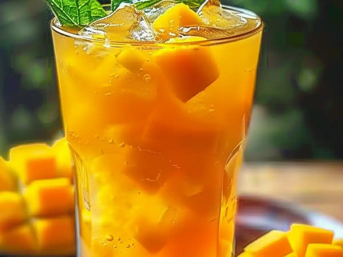 Make Refreshing Mango Iced Tea For a Cool Summer Sip!