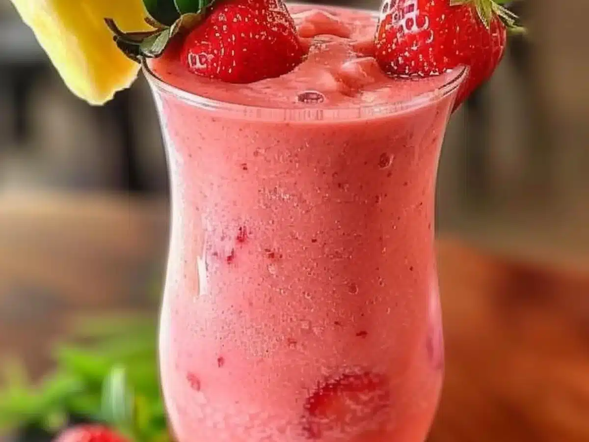 Fresh Strawberry Pina Colada: Sip the Sweet Delight!