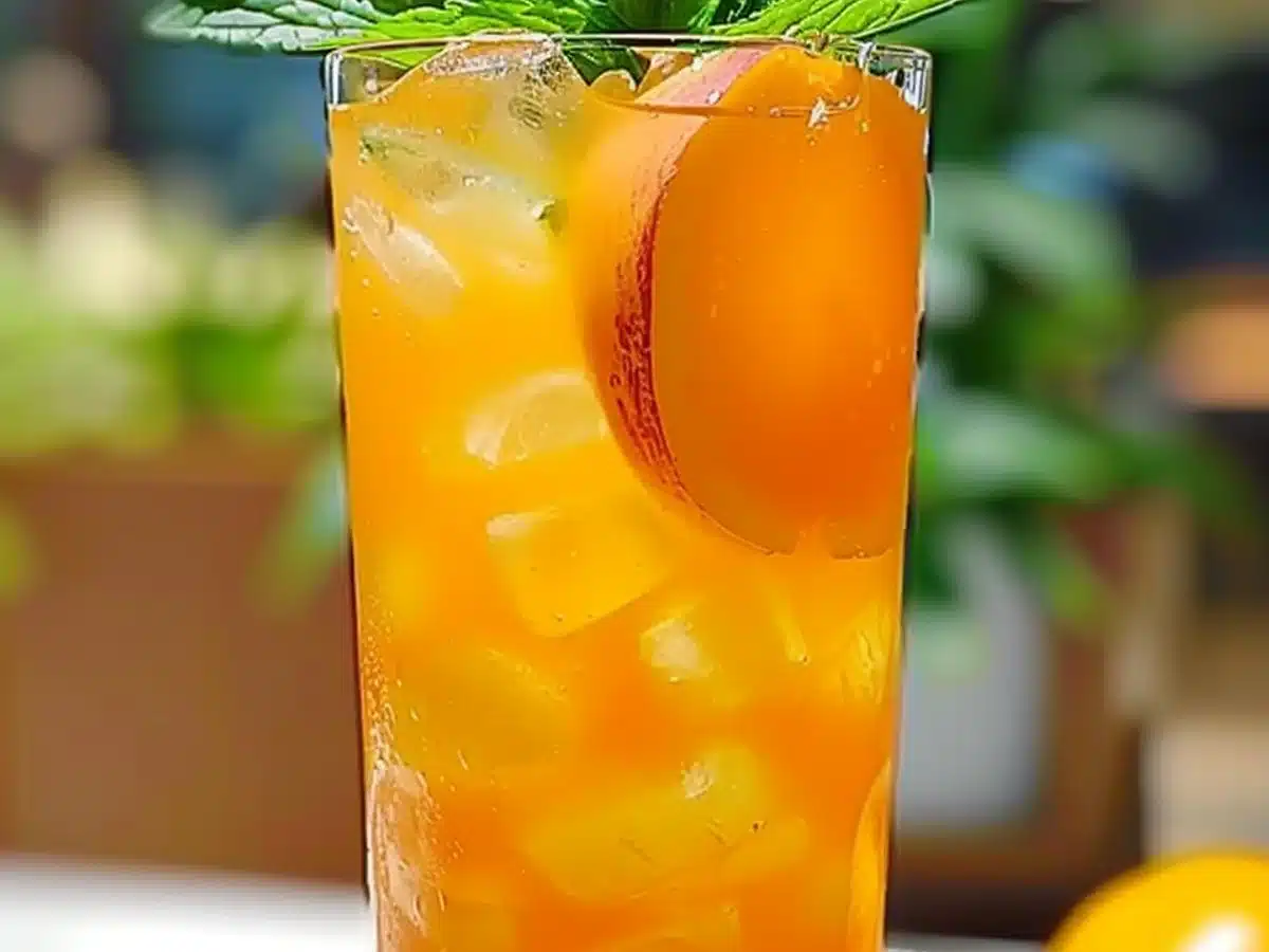 Make Refreshing Apricot Lemonade Iced Tea for Summer Today!