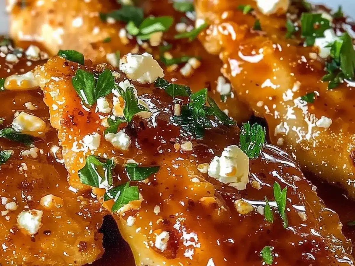 Crispy Hot Honey Feta Chicken Recipe That You’ll Love!