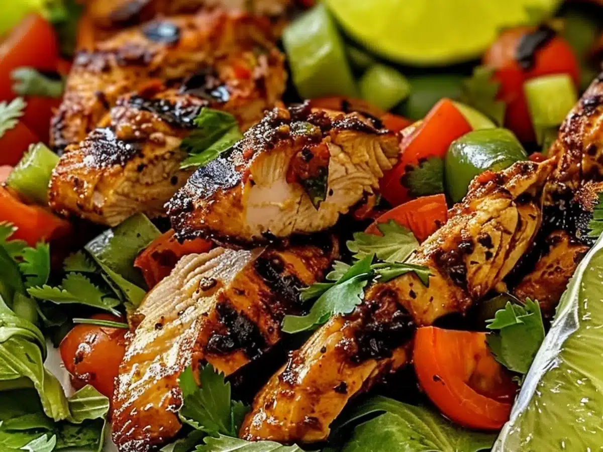 Chili Lime Chicken Fajita Salad Recipe You’ll Love!
