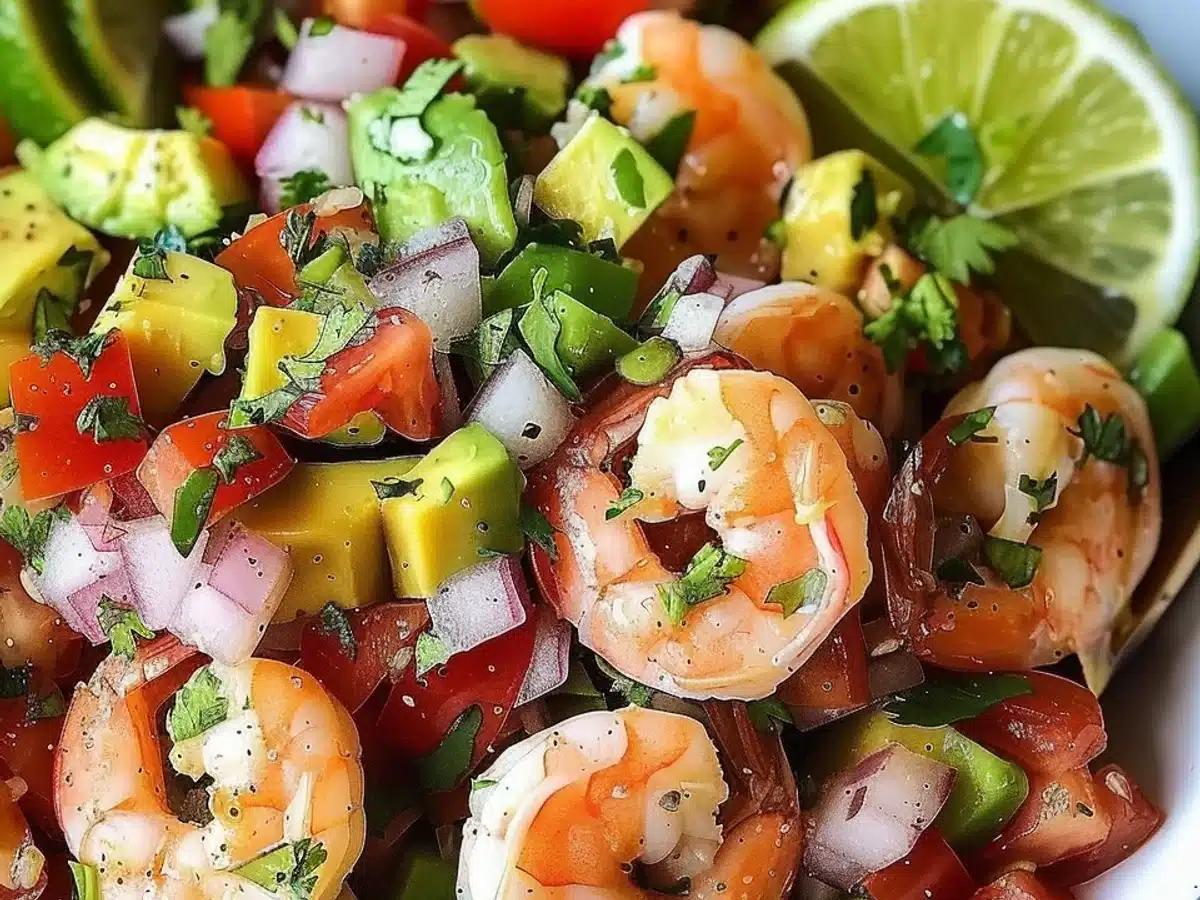 Fresh Avocado Salsa Shrimp Salad Recipe You’ll Love!