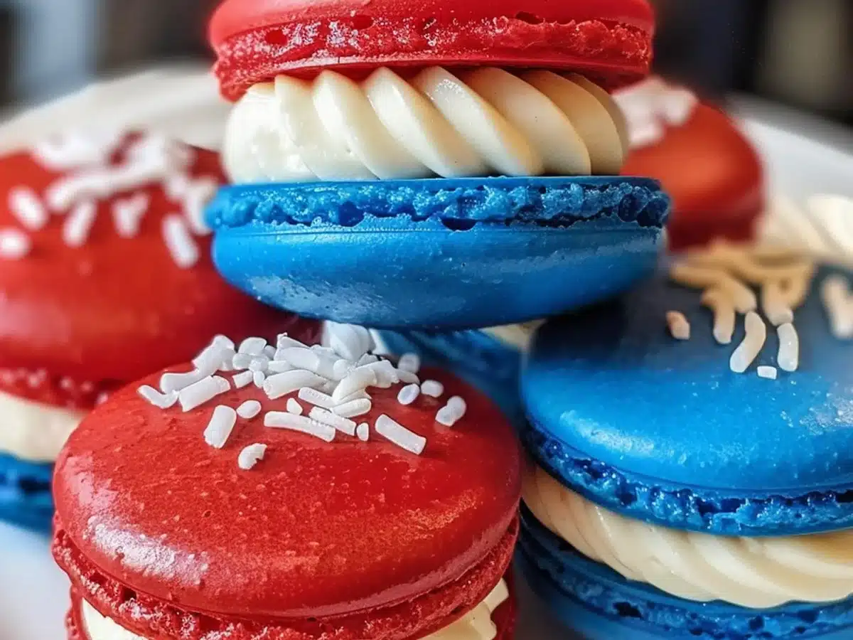 Red White and Blue Macarons: Celebrate with Flavor!