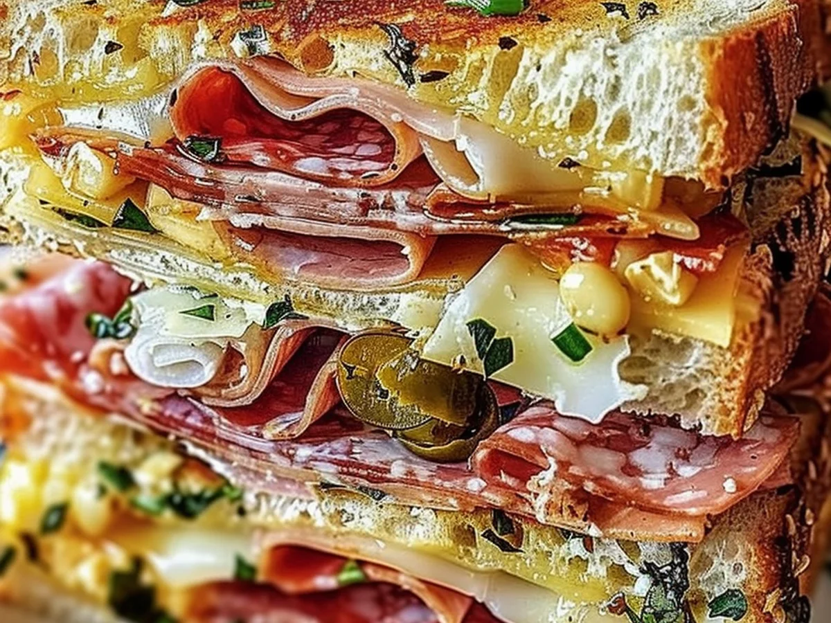 The Classic Italian Muffuletta Sandwich: A Must-Try Delight!