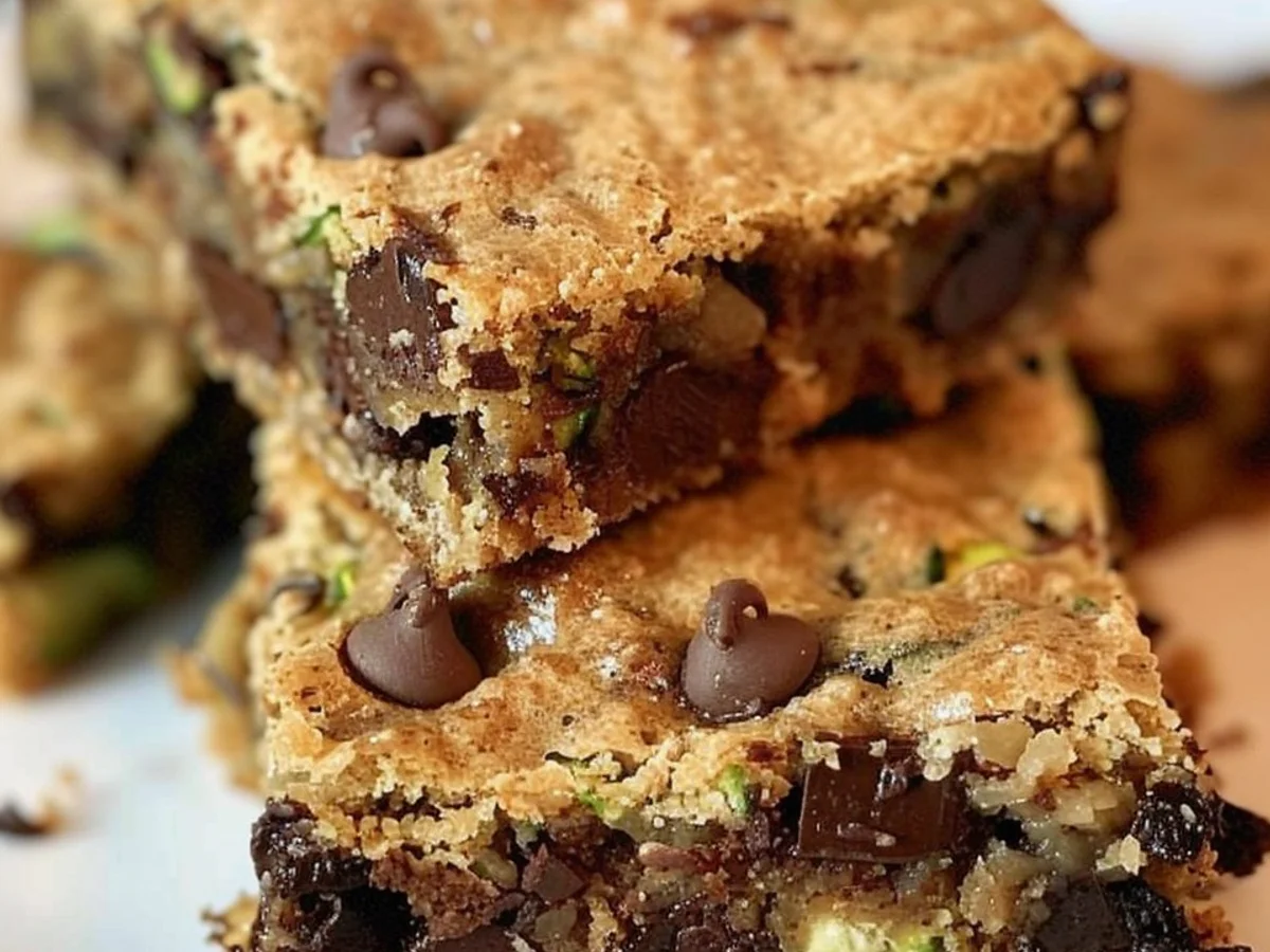 The Best Chocolate Chip Zucchini Bars Recipe You’ll Love!