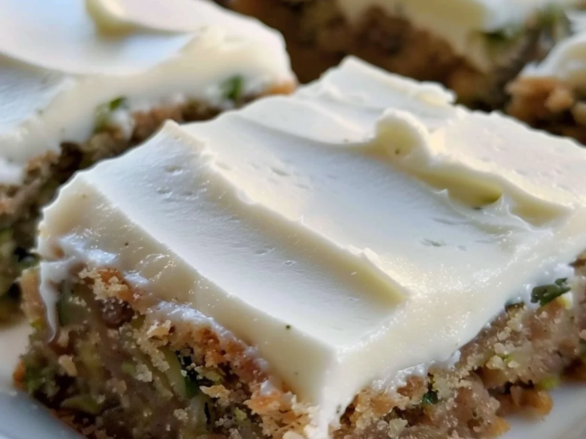 Zucchini Bars With Cream Cheese Frosting You’ll Love!