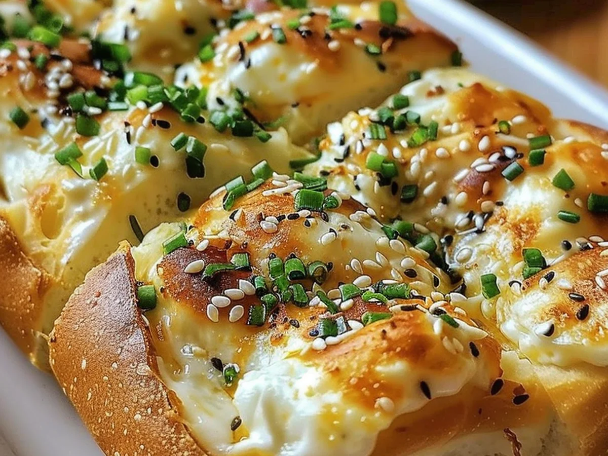 Korean Cream Cheese Garlic Bread: A Must-Try Delight!