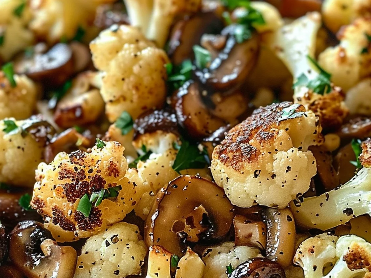 Garlic Cauliflower Mushroom Skillet: A Flavorful Delight!