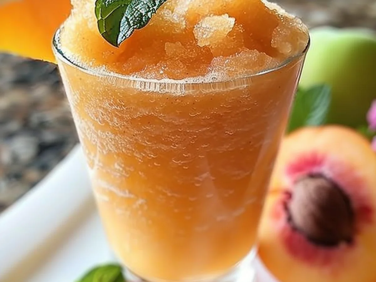 Peach Wine Slushie: Your excellent Summer Refreshment!