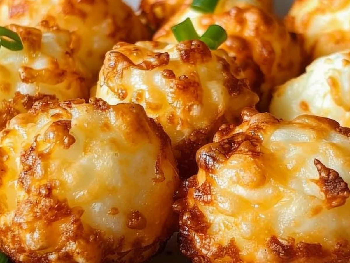 Cheesy Potato Puffs: Irresistibly Crispy and flavorful!