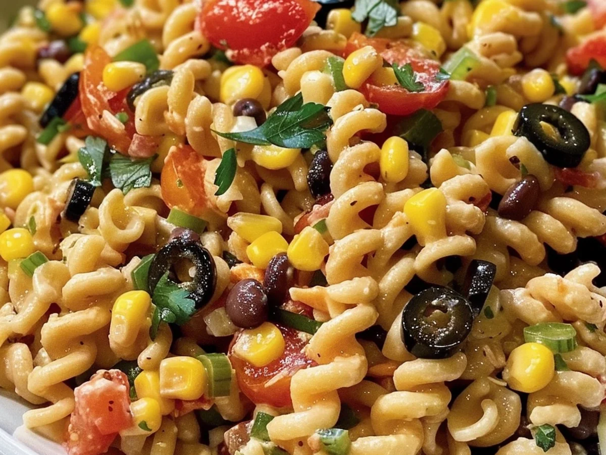 Cowboy Caviar Pasta Salad: A Vibrant Taste Adventure!