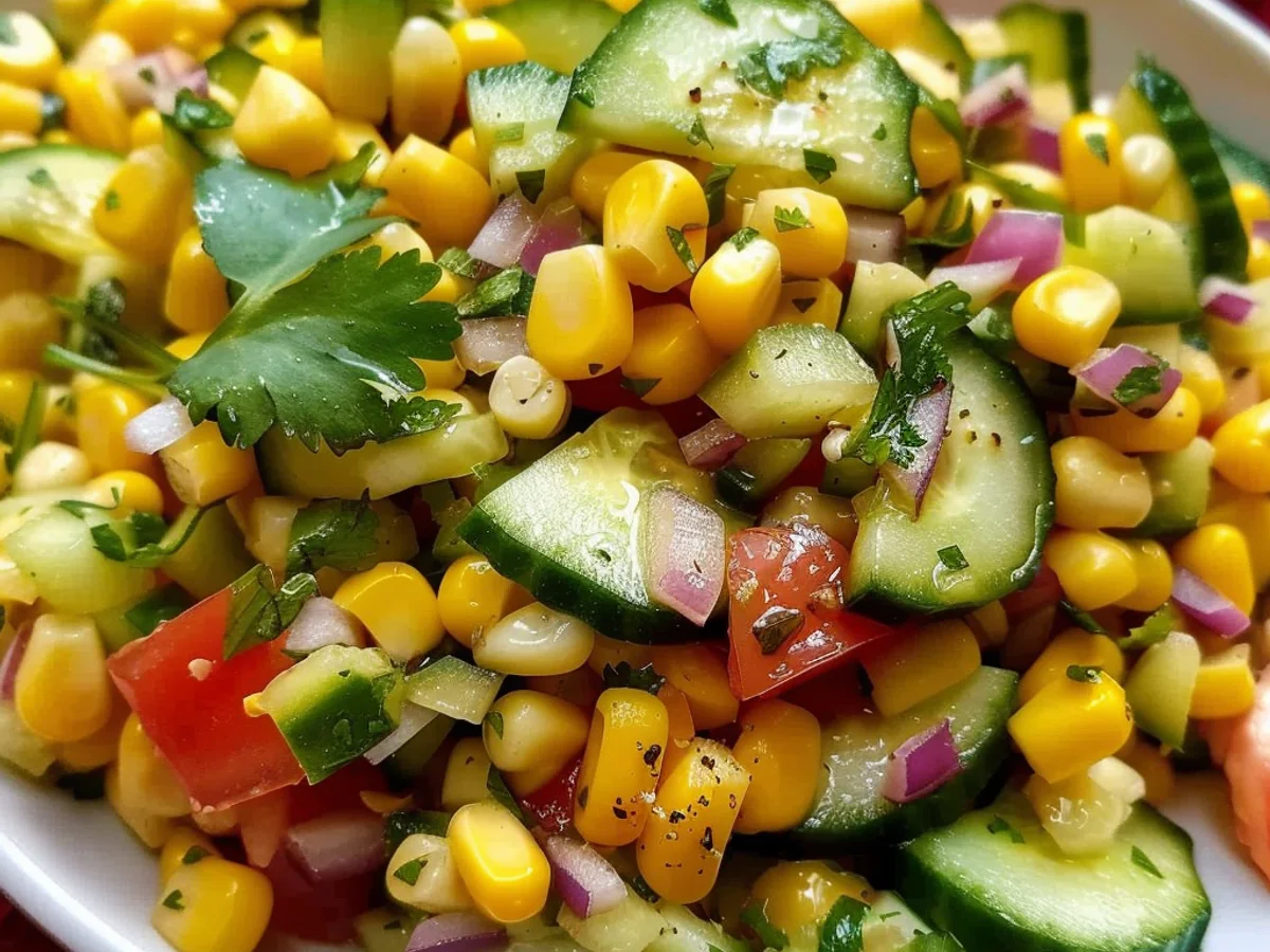 Cucumber Corn Salad: Refresh Your Summer Meals Today!