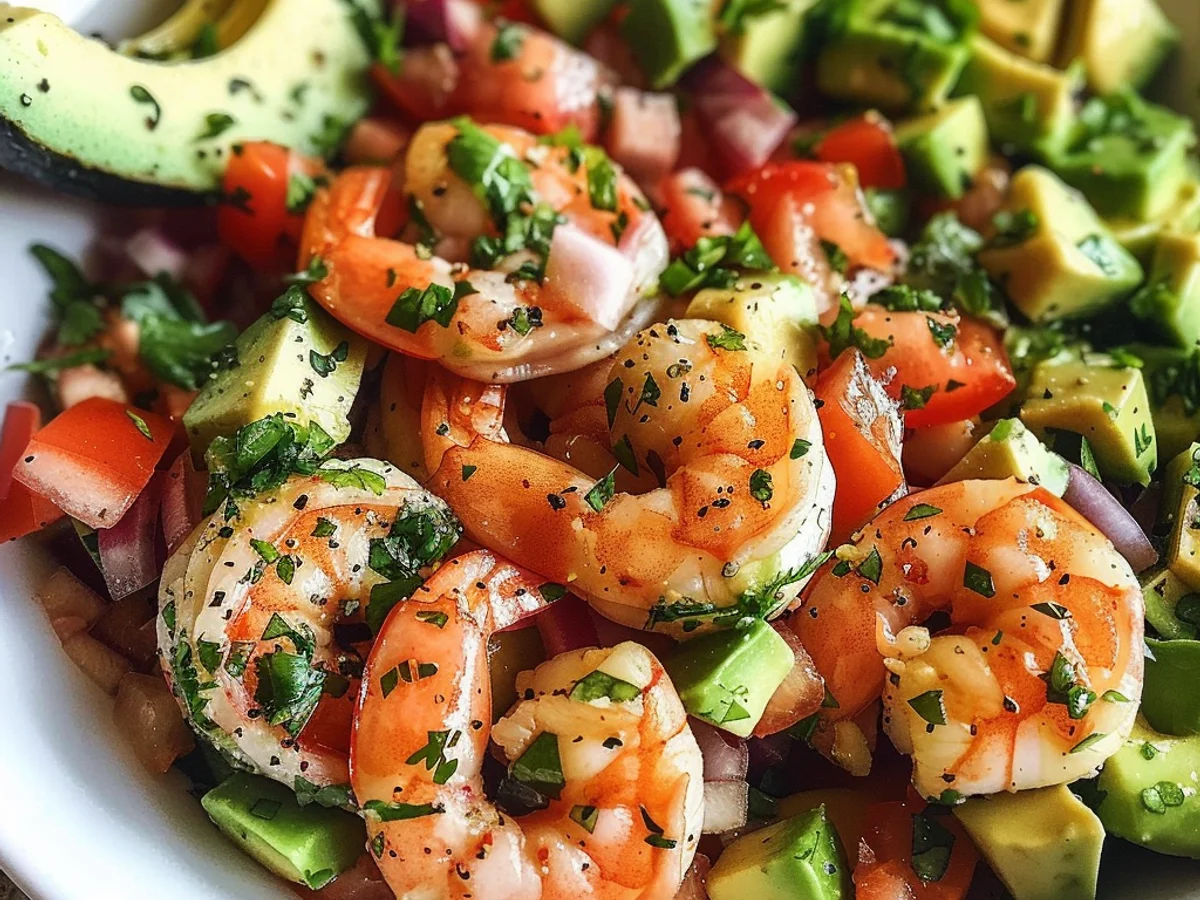 Avocado Salsa Shrimp Salad: A Refreshing Delight!
