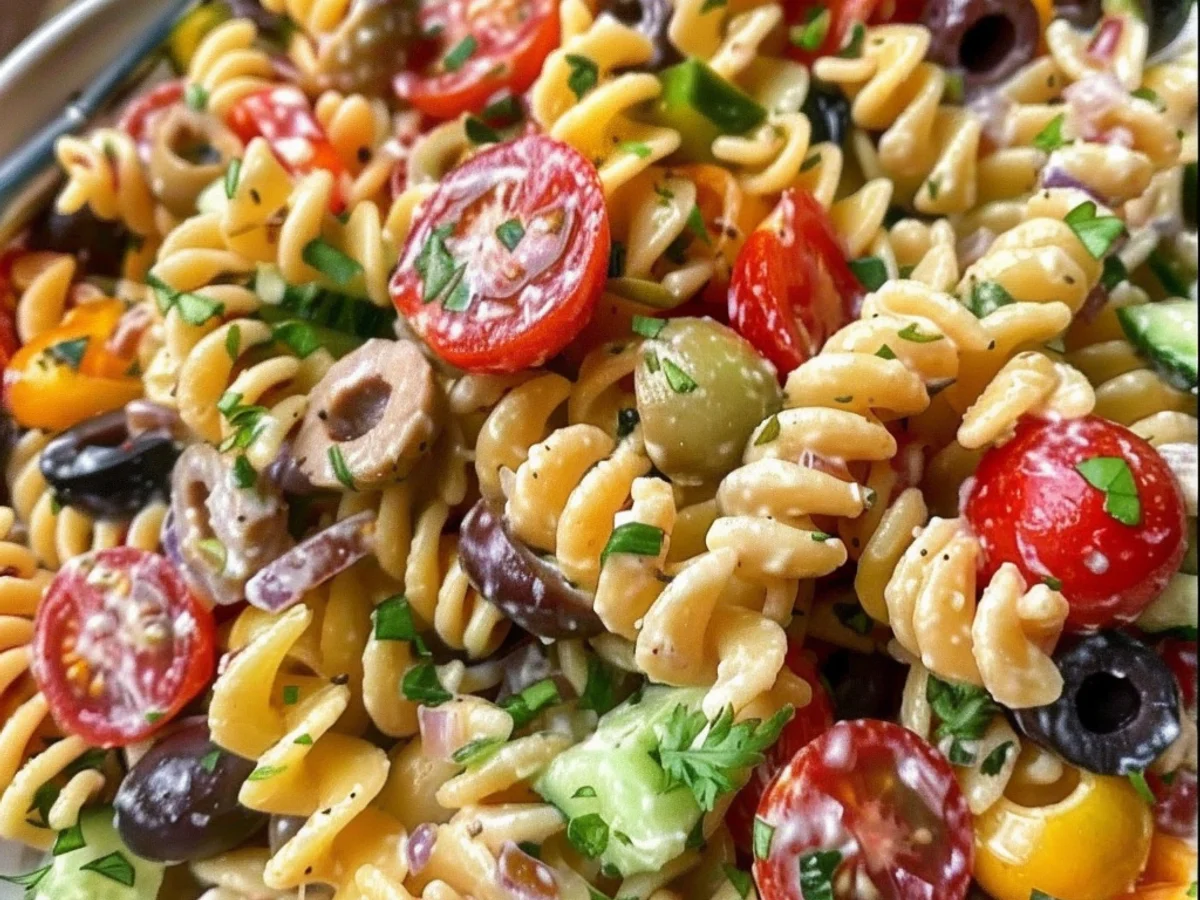 Best Italian Pasta Salad Recipe With Fresh Flavors!