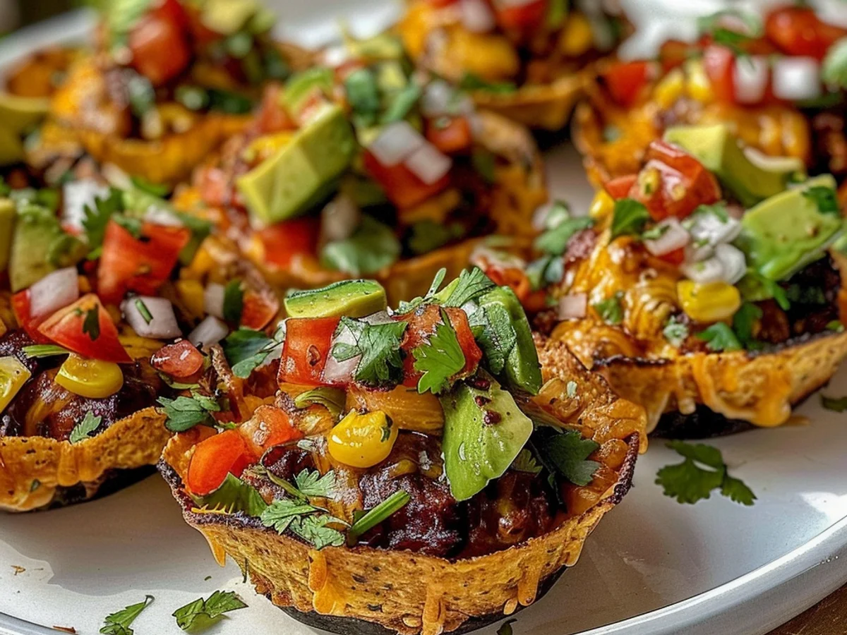 Mini BBQ Veggie Tostada Bites You’ll Love to Try!