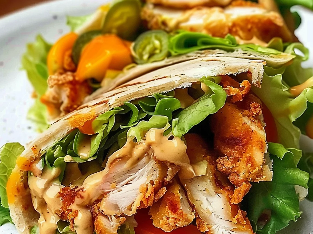 Flavorful Honey Mustard Chicken Wrap That Delights!