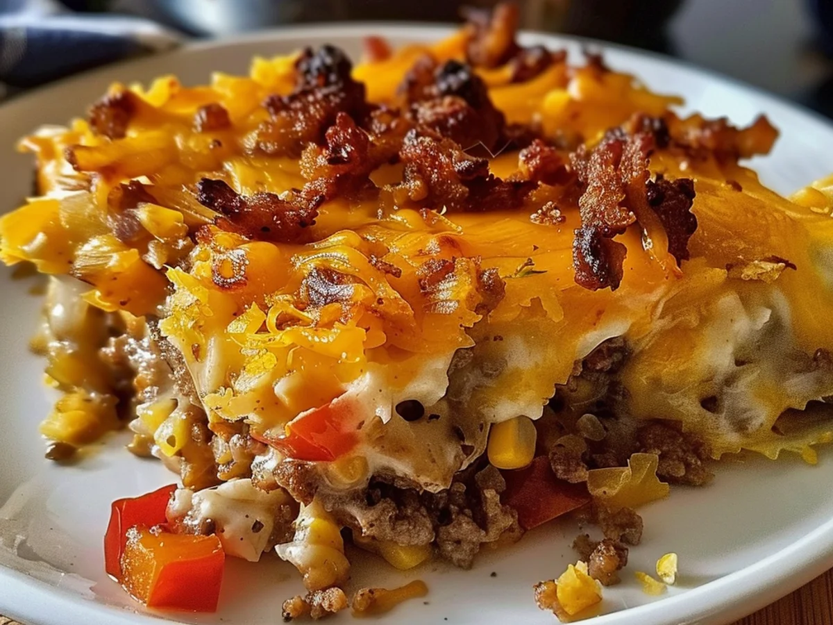 Irresistible Hamburger Hashbrown Bake for Comforting Meals