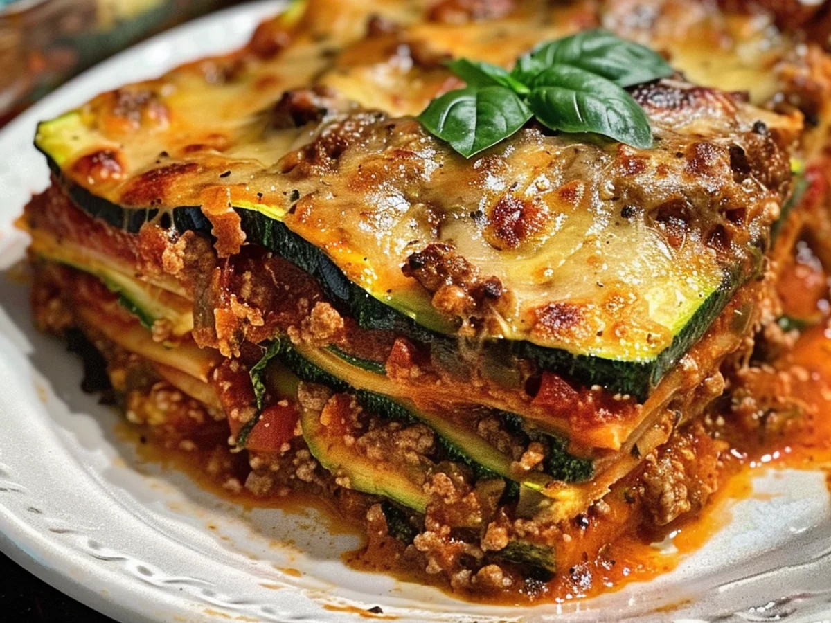 Zucchini Lasagna Recipe: Enjoy a Healthy Low-Carb Delight!
