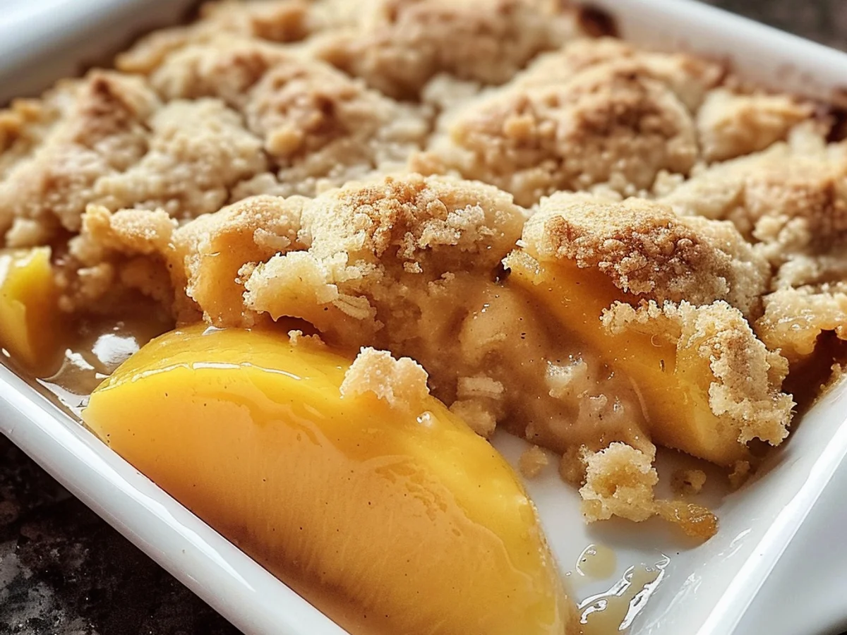 Fresh Southern Peach Cobbler That Will Delight Your Tastebuds!