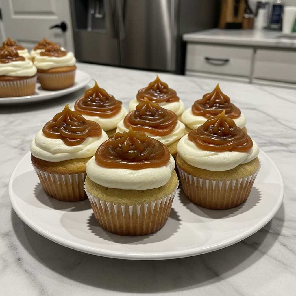 Salted Caramel Cream Cheese Cupcakes: A Sweet Delight