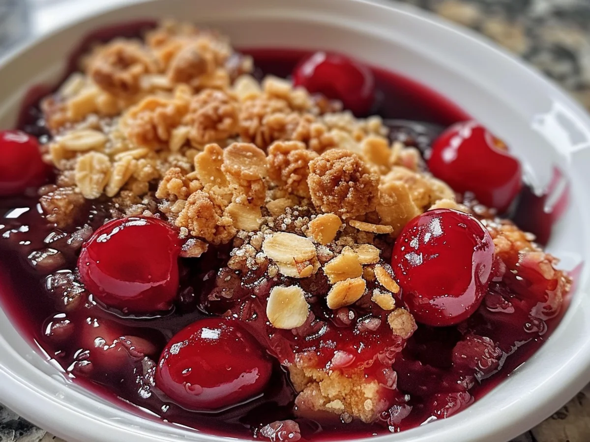 Easy Homemade Cherry Crumble: A enjoyable Treat Awaits!