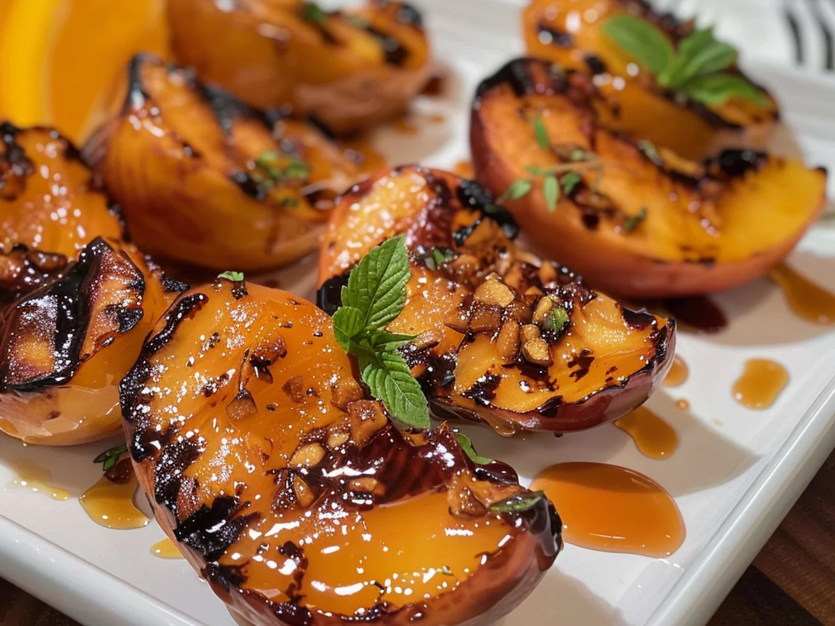 Maple Bourbon Grilled Peaches: A Sweet Summer Delight!