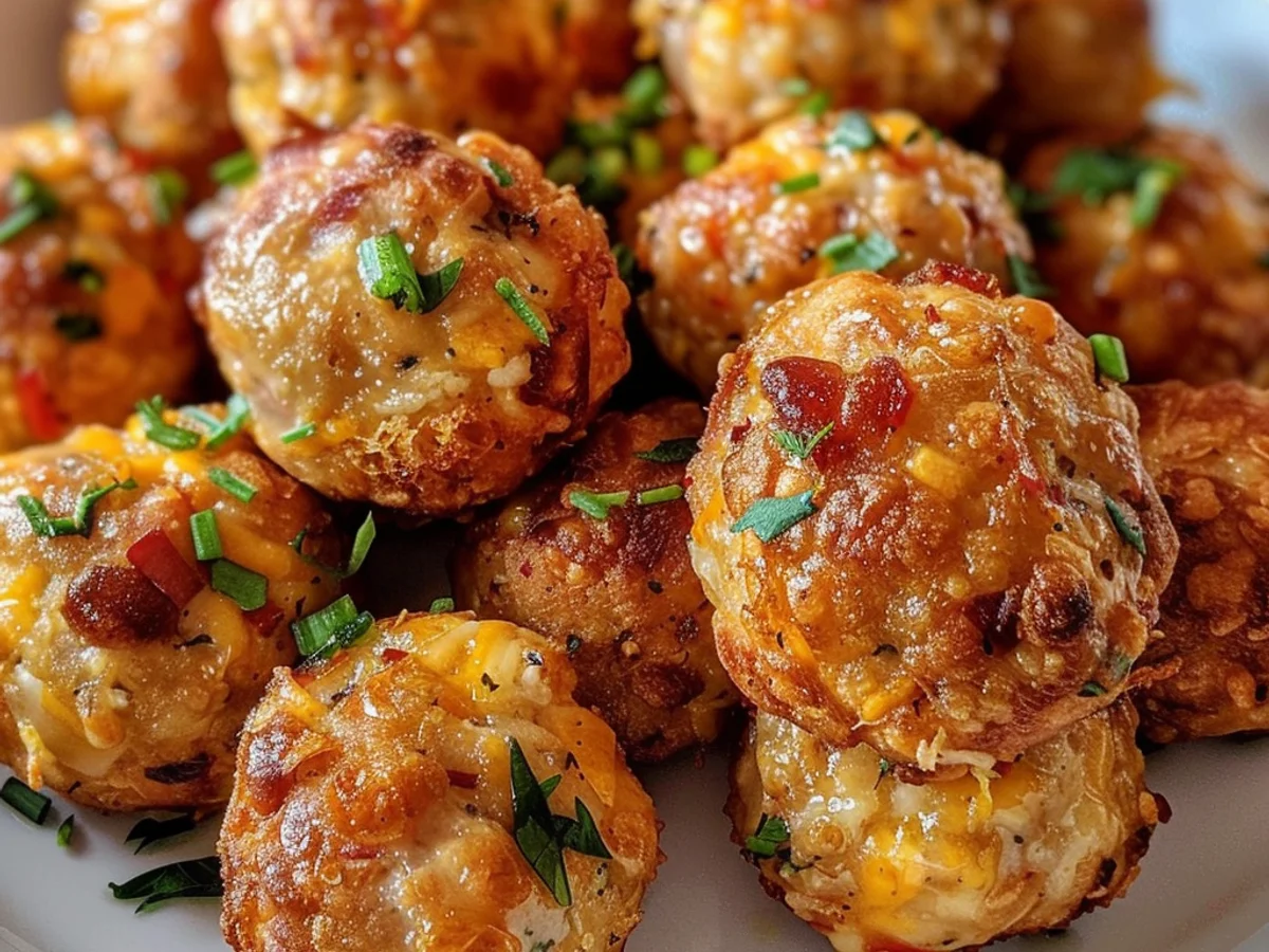 Rotel Cream Cheese Sausage Balls: Irresistible Appetizers!