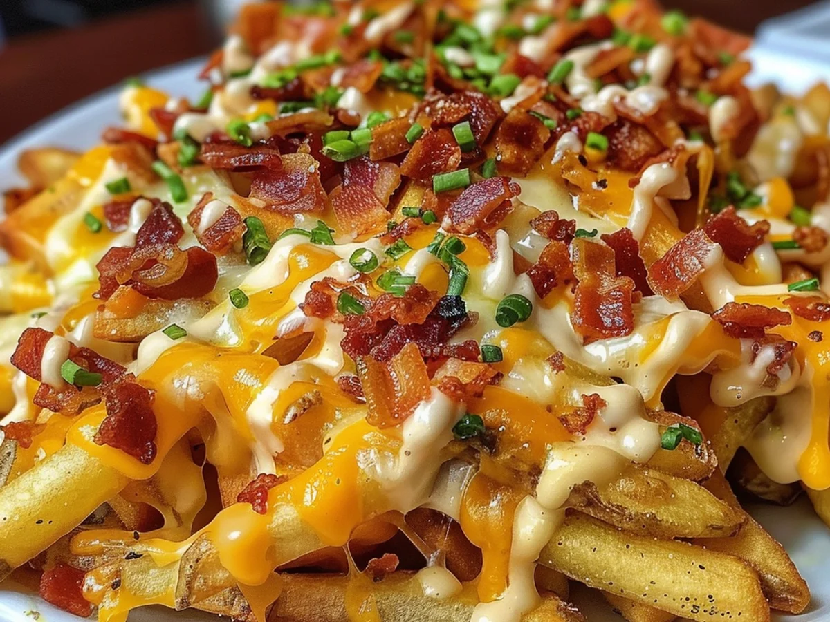 Loaded Fries: Discover Irresistible Cheese and Bacon!