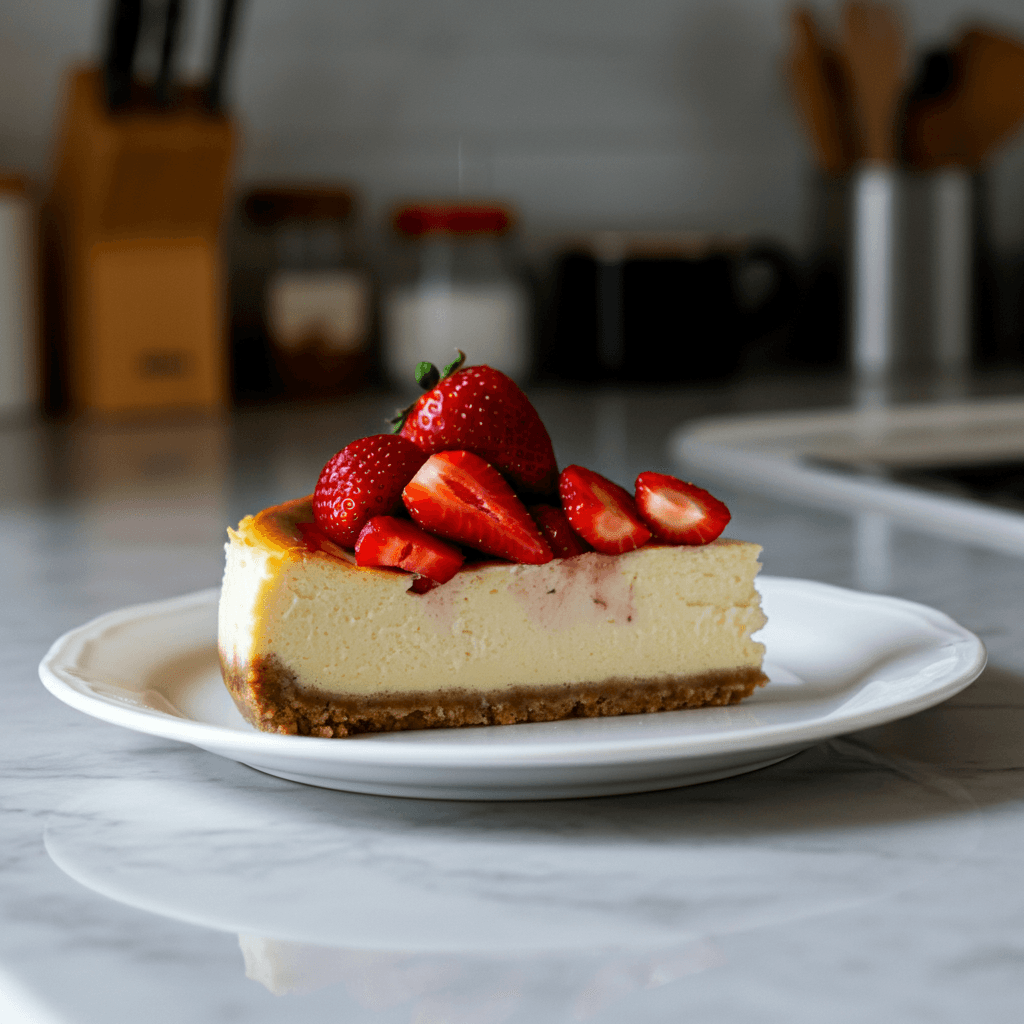 Creamy Strawberry Cheesecake: My Summer Dessert Tale