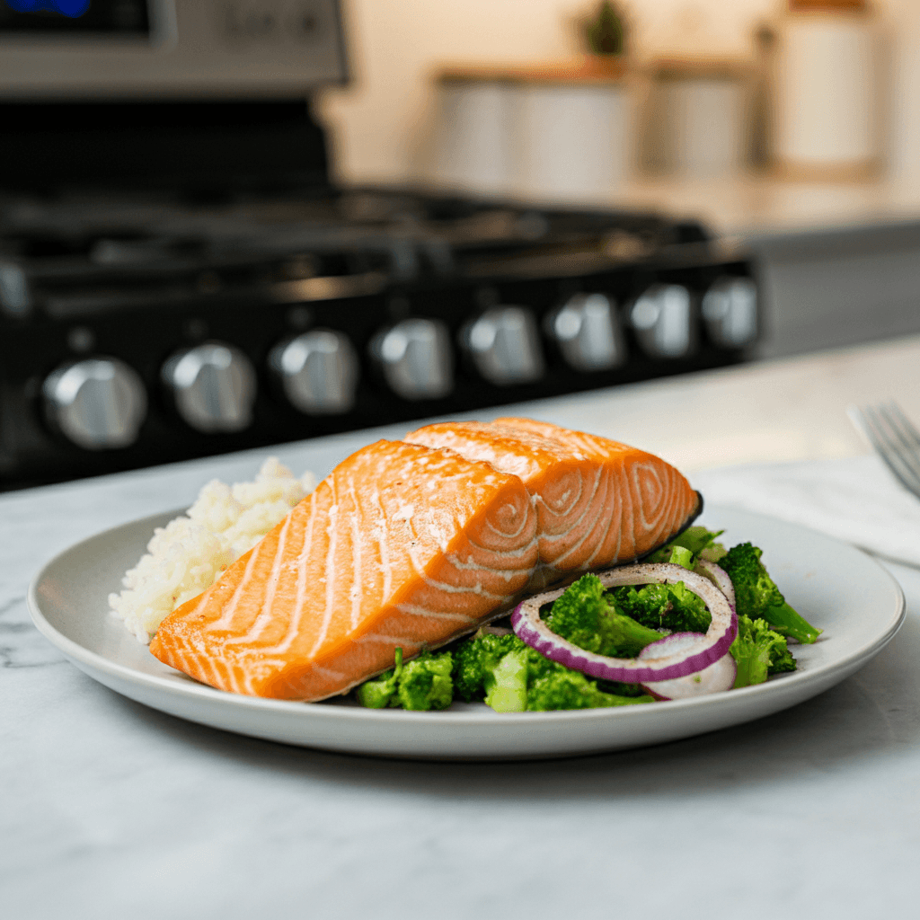Quick Air Fryer Salmon Recipe with Zesty Herbs