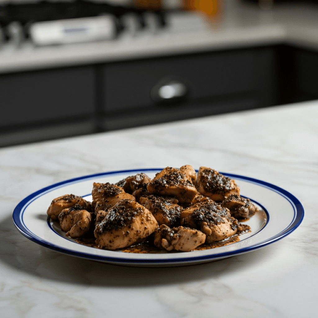Spicy Black Pepper Chicken Stir-Fry