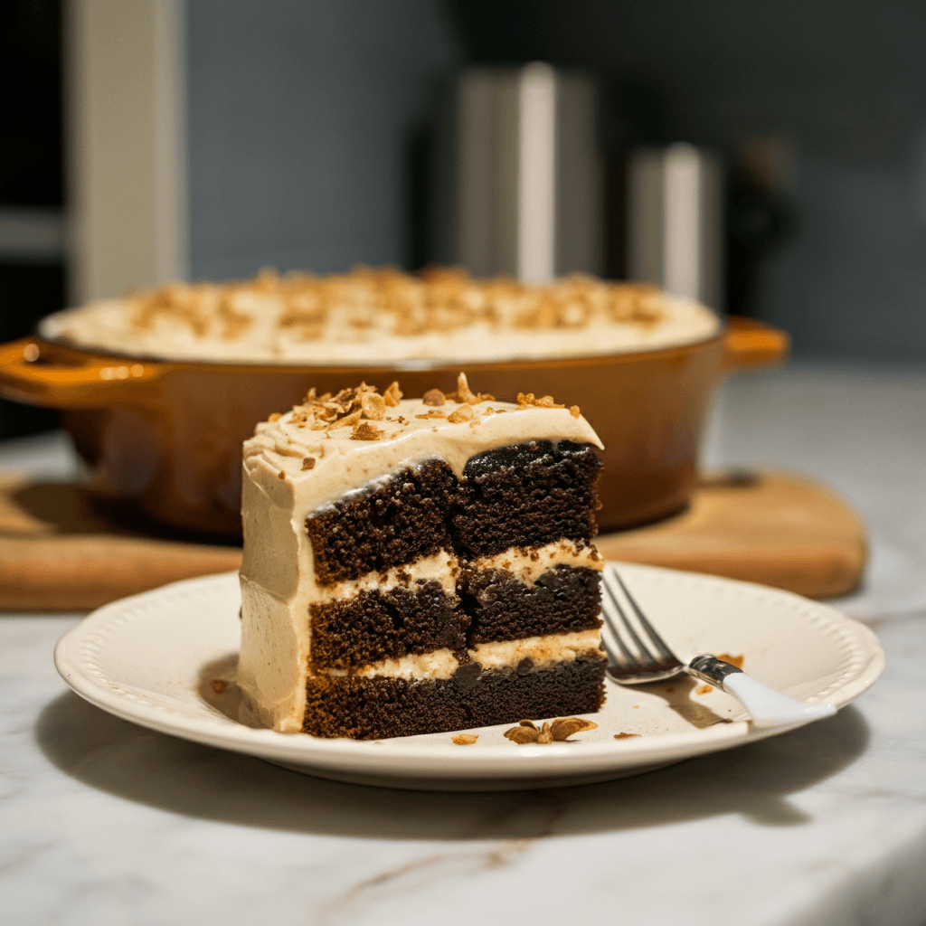Warm Chai Spice Cake with Brown Butter Frosting