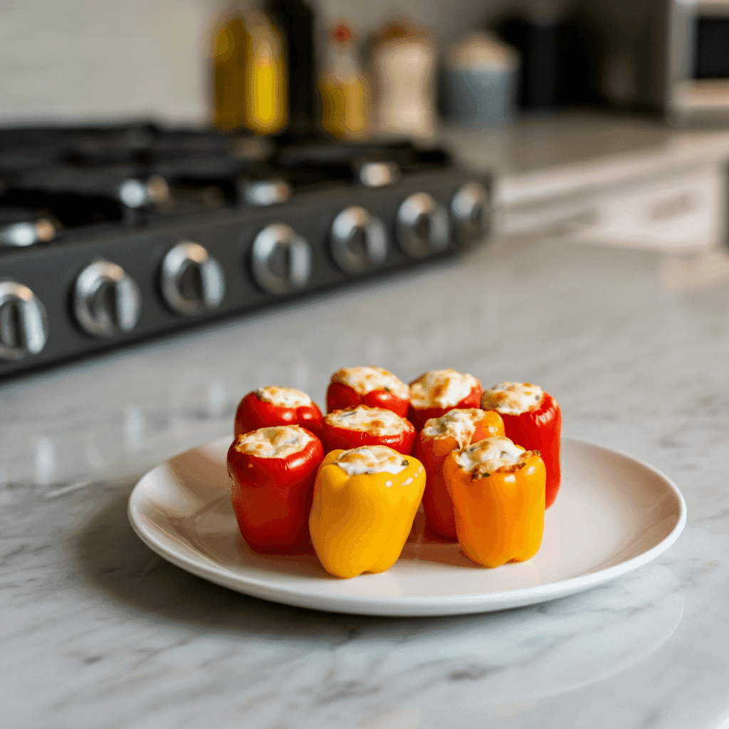 Creamy Stuffed Mini Peppers: A Quick Appetizer