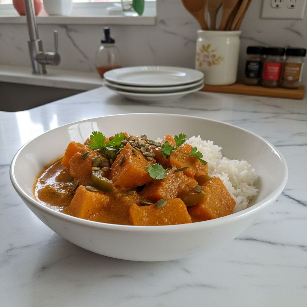 Creamy Kabocha Squash Red Curry: A Comforting Bowl