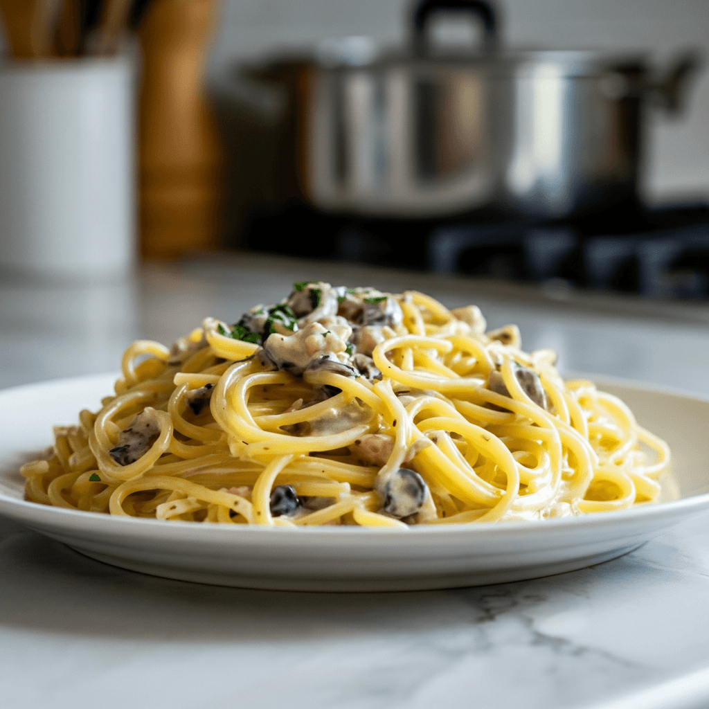 Creamy Lemon Garlic Pasta: A Zesty Weeknight Treat