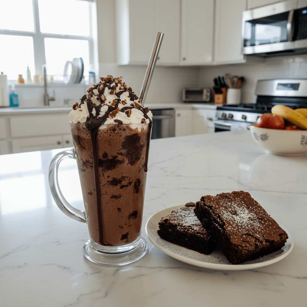 Decadent Brownie Batter Milkshake: A Rich, Nostalgic Treat