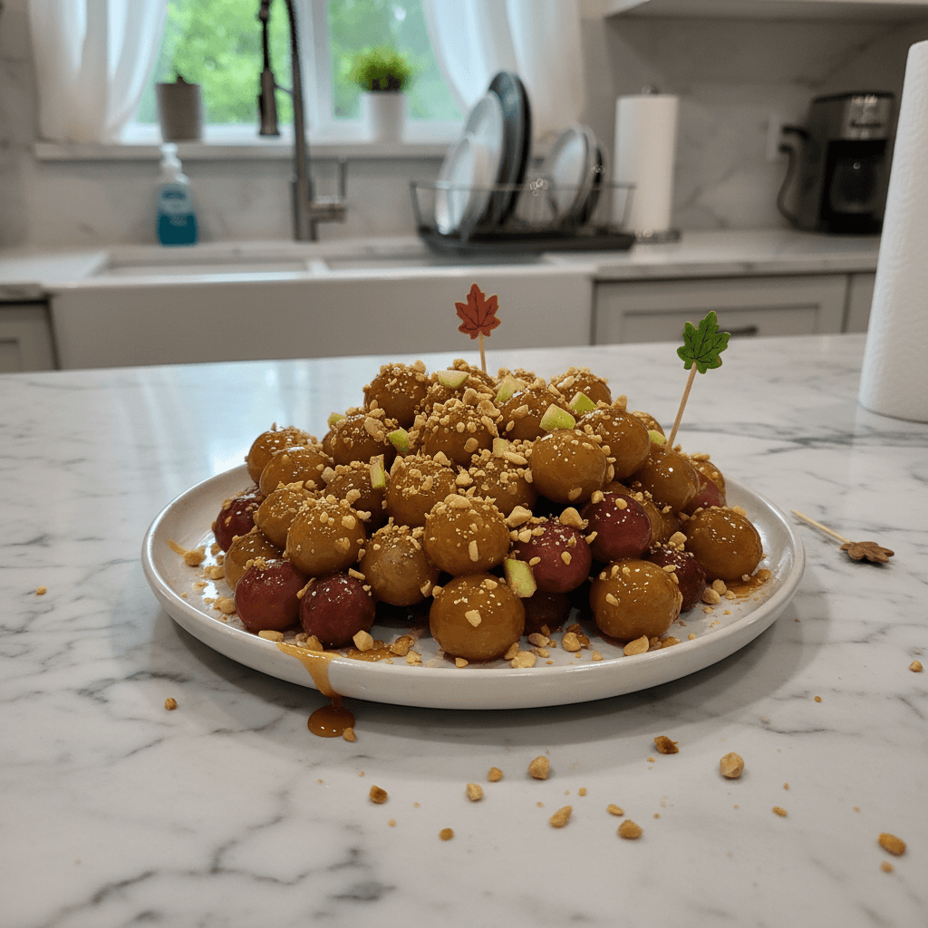 Sweet Caramel Apple Grapes: Easy Fall Finger Food