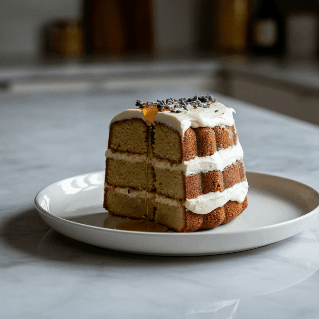Honey Lavender Cake: A Whisper of Sweetness
