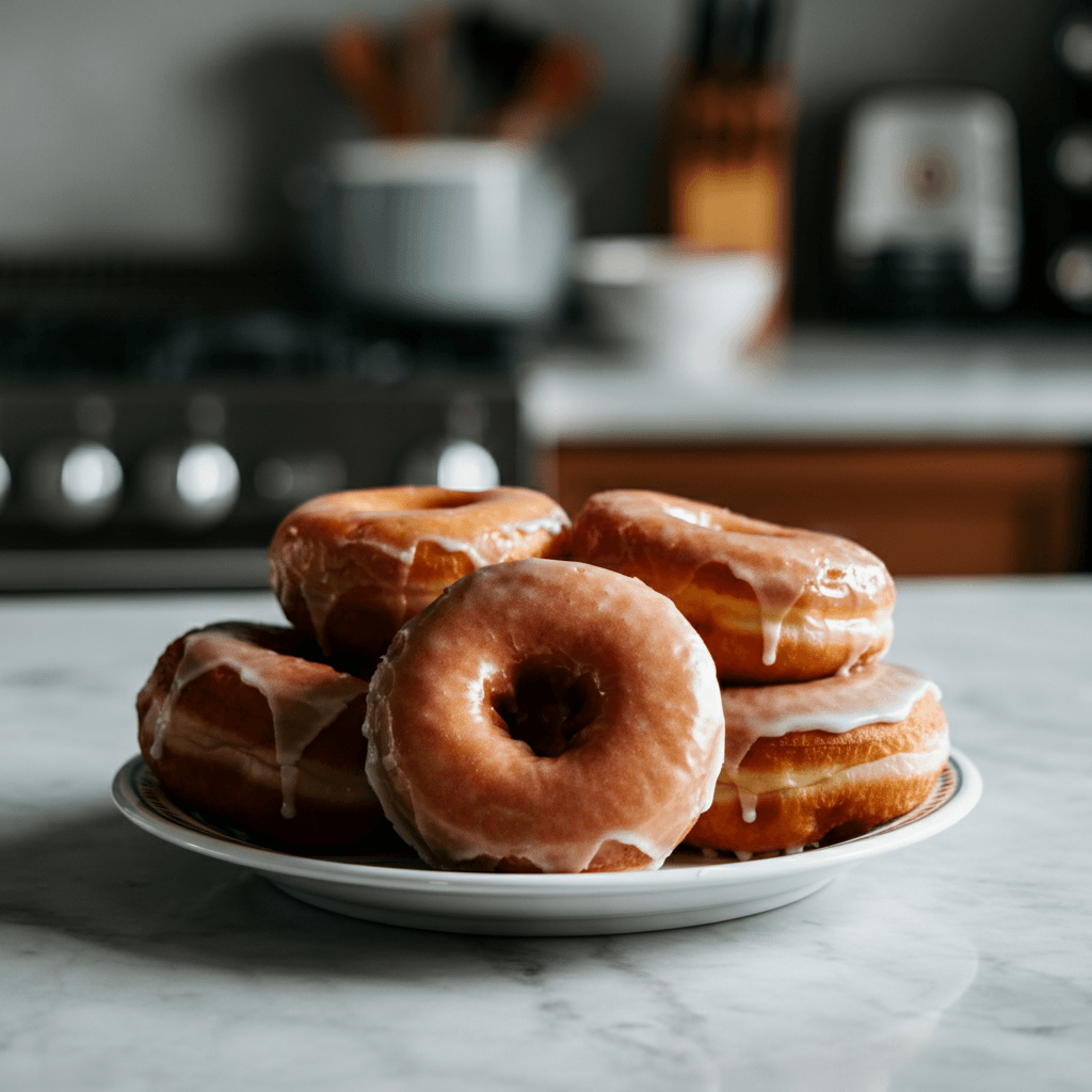 Sweet & Spicy Hot Honey Glazed Donuts Recipe