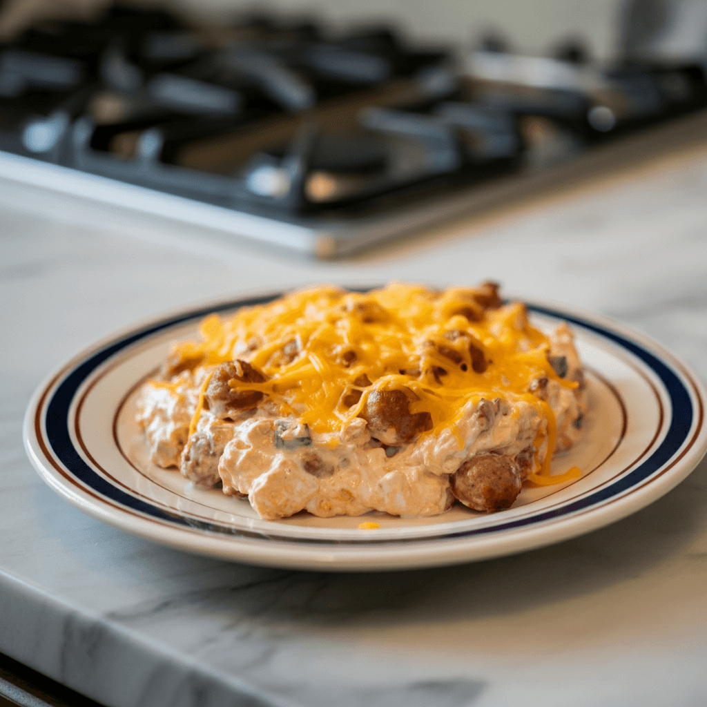 Creamy Hot Ranch Sausage Dip: Easy Party Favorite