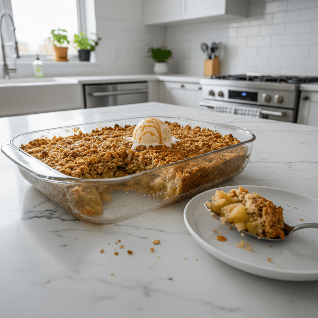 Homestyle Mock Apple Crisp: Sweet Comfort