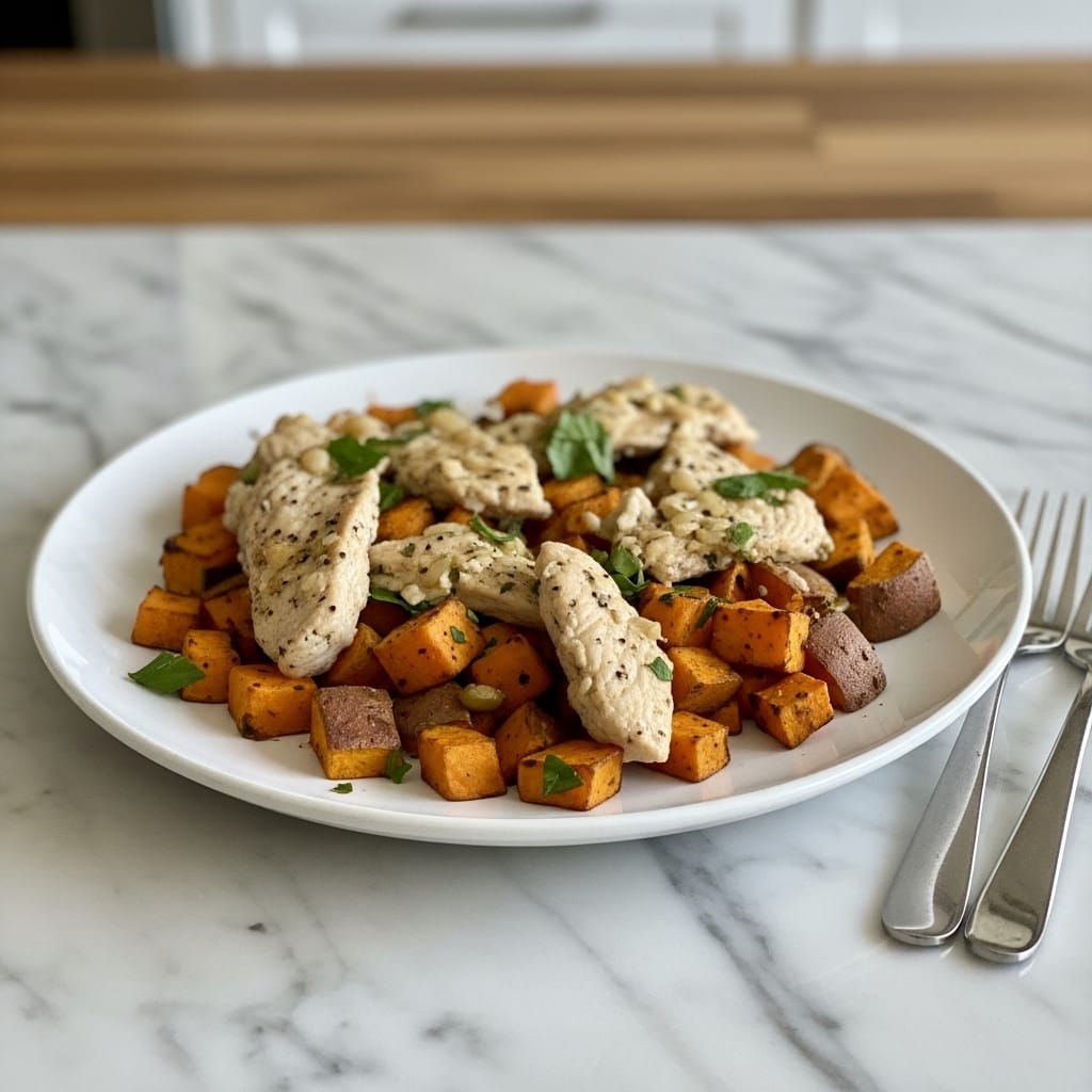 Hearty One-Pan Chicken & Sweet Potato Skillet Dinner