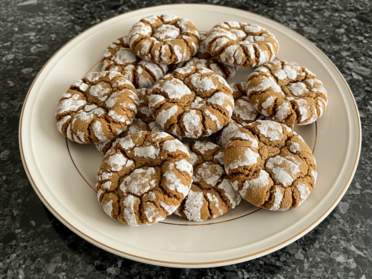 Gingerbread Crinkle Cookies: A Must-Try Holiday Treat!