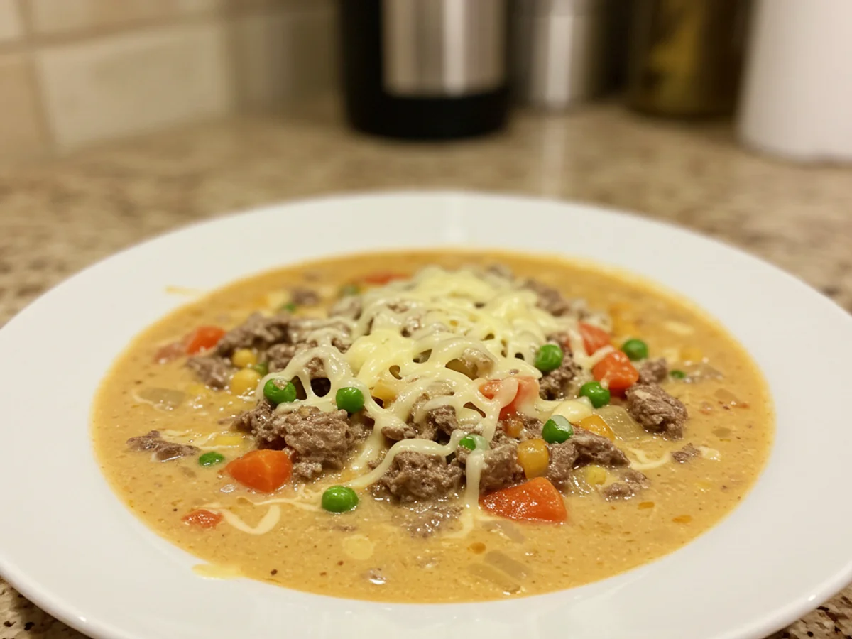 Creamy Philly Cheese Steak Soup: A flavorful One-Pot Meal!