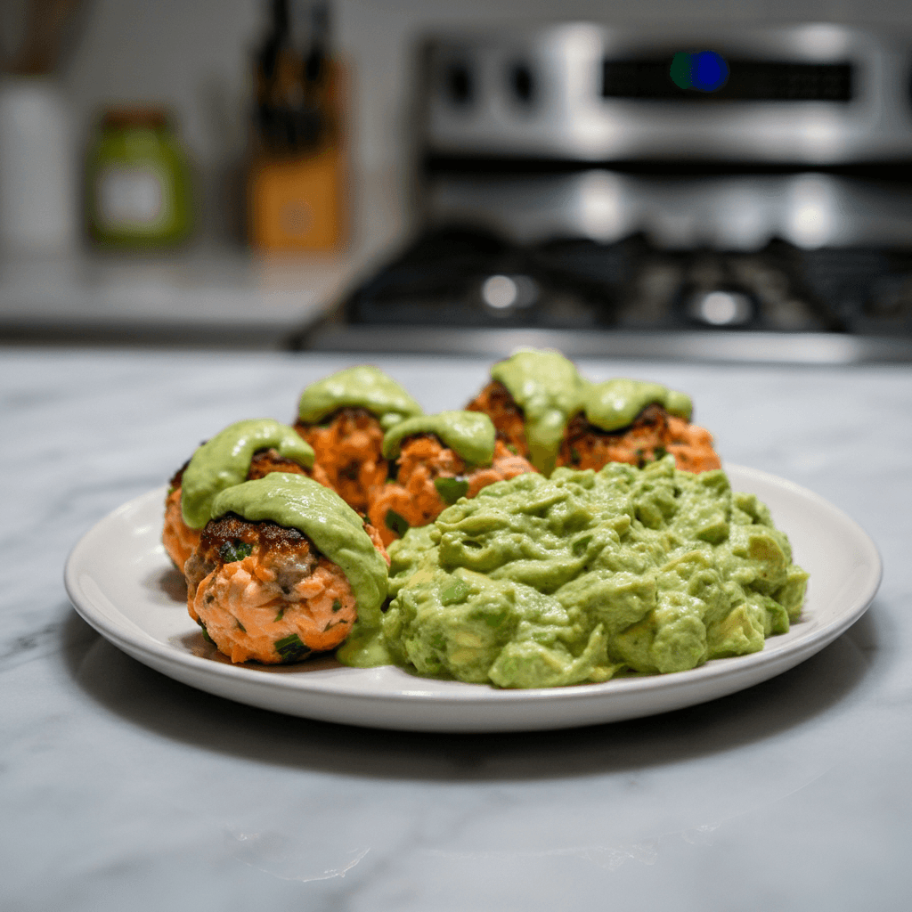 Creamy Avocado Salmon Meatballs: A Weeknight Delight