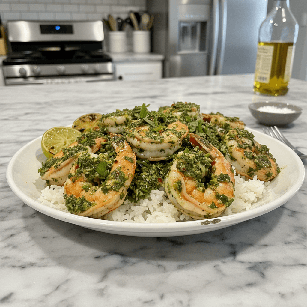 Fresh Shrimp Chimichurri: Zesty Weeknight Dinner